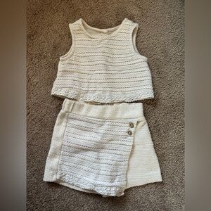 BabyGirl 2pc knitted summer set